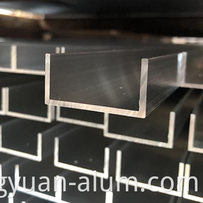 guangyuan aluminum co., ltd Aluminum U Channel Aluminum U Profiles Aluminum Extrusion U Channel